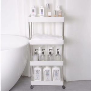 Slim Storage Organizer Shelves