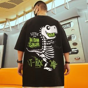plus Size Mens T-Shirt Short Sleeve Casual Comfortable Loose Fit Summer Sweatshirt Printed round Neck Antibacterial Treatment