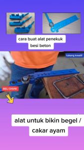 Alat Penekuk Besi Begel Cakar Ayam besi 681012ml
