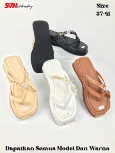 Sandal Wedges Wanita Sandal Wanita  Rante 696 Sandal  Hak Tinggi  Sandal Berkualitas Terbaru