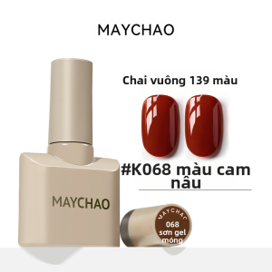 MAYCHAO | Bộ Sơn Gel Móng Tay Màu Trà Sữa Đá Pha Caramel Cho Tiệm