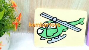 APE-PUZ-T APE Alat Permainan Edukatif Mainan Paket Hemat Puzzle Transportasi isi 8