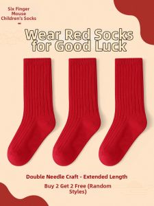 LIUZHISHU | Zodiac Year Red Socks Children