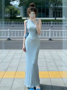 CHANGTONG | Elegant Bodycon Knitted Dress
