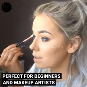 Lady Q ชุดแปรงแต่งหน้า 9 ชิ้น STB09BL ขนแปรงเนียนนุ่มสีชมพูบานเย็น แน่นหนา คุณภาพดี สีติดง่าย ไม่หลุดร่อน พร้อมซองกระเป๋าหนังแท้ แสนคุ้มค่า - สีฟ้า