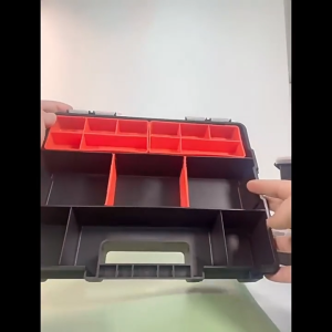 กล่องเก็บสกรูพลาสติกมีกระดาษขัด ขนาดกะทัดรัด สำหรับจัดระเบียบชิ้นส่วนฮาร์ดแวร์ เครื่องมือ และอุปกรณ์ตกปลา (Screw Storage)