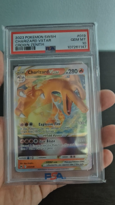 PSA 10 Charizard V Star #019 HOLO V Star Crown Zenith (2023) (English) - Pokemon Card GRADED