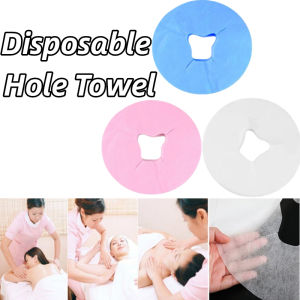 100pcs/Bag Non-Woven SPA Pillow Cover Disposable Face Pad Massage Breathing Sheet Salon Massage