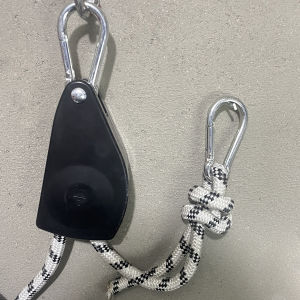 Ratchet Pulley for 10-13mm Rope Awning Wind Rope Tent Fastener Fixed Buckle Pulley Hangers Heavy Duty Rope Hanger