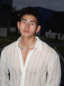 Lil Monster Retro Pure Color Fancy American Knitting Cut Out Lapel Long Sleeve Shirt Minimalist Old Money Style