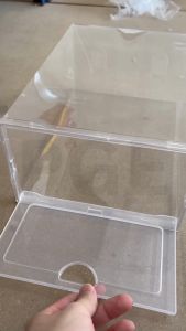 【6PCS SET】Full Clear Soft Case Shoe Box Stackable Full Transparent PP Plastic Shoes Box Shoebox Storage Kotak Kasut Box Kasut Tempat Letak Kasut Hot Sale