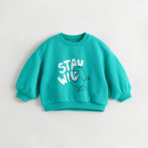 Marc&Janie | Dinosaur Graffiti Loose Sport Hoodie Childrens Wear