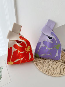 ทันสมัย กระเป๋าถือแบบถัก สไตล์เกาหลี กระเป๋าคลัทช์เดินทางส่วนบุคคล หลากหลาย แบบพกพา เสื้อกั๊ก กระเป๋า ลำลอง โพลีเอสเตอร์ วัสดุกระเป๋าโท้ตมือถือ