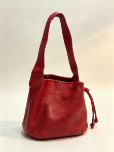 Elegant Korean Style Women’s Shoulder Bag | Soft PU Leather Bucket Bag | With One Small Inner Bag