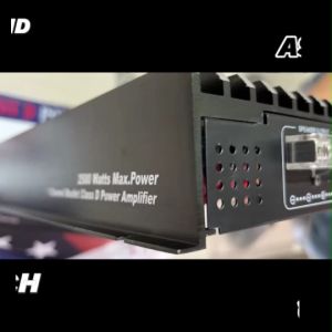 เพาเวอร์แอมป์ติดรถยนต์แรงๆ AMERICAN SOUND รุ่น ASA-FIGHT 2500D CLASS D 2500w. สีดำ