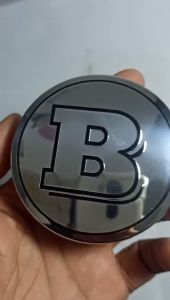 Chụp mâm xe chữ B – Brabus dùng cho chụp mâm xe (chụp logo) Dòng xe Brabus mercedes. Màu Crom 75mm. Brabus75
