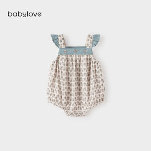 babylove | Summer Cotton Muslin Harness Onesie