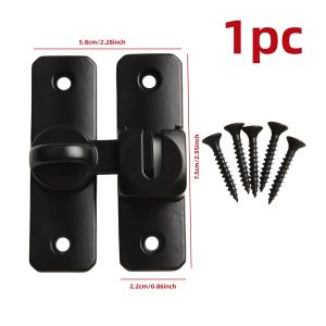 Barn Door Lock -90/180 Degree Sliding Door Safety Rust Proof Double Cabinet Used for Wardrobes Bathrooms French Doors Barns