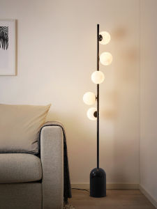 Cream Style Moon Light Floor Lamp Living Room Sofa Bedroom Classy Stylish Internet Celebrity French Decoration Ambience Light