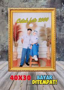 cetak foto 10r paket 3 sudah sama bingkai terlaris
