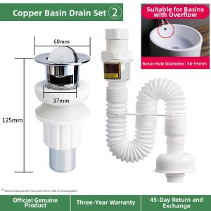 Submarine | Push Button Sink Drain Plug
