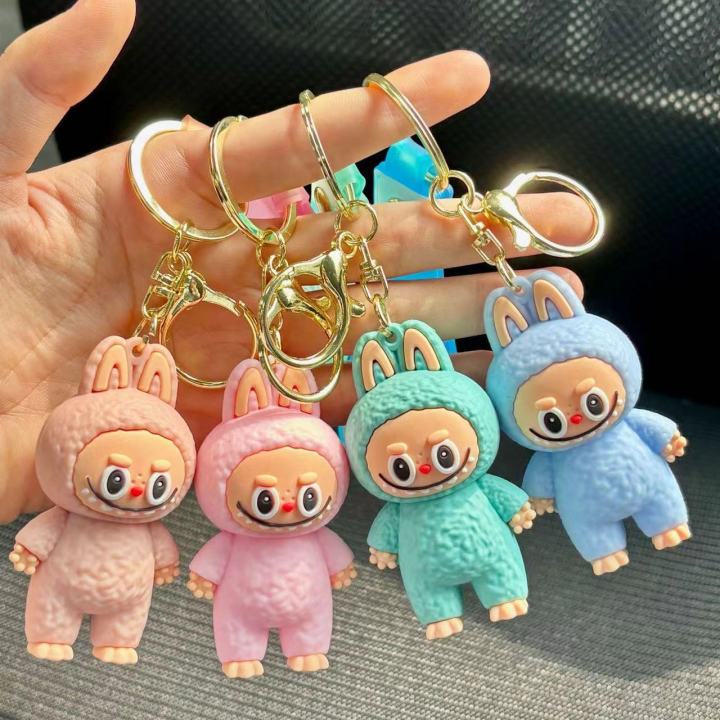LABUBU LET'S PLAY TOGETHER DOLL SERIES HEHE KEYRING LABUBU