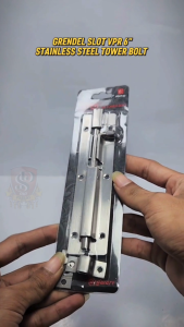 Grendel VPR 6" Stainless Steel / Grendel Pintu / Slot Pintu 6 inch Stainless Steel VPR ss tower bolt Kuat Tahan Lama Tahan Karat