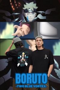 Jyuline Kaos Pendek Distro Spesial Boruto Two Blue Vortex Terbaru