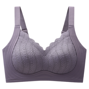 miiow | Adjustable Full Cup Bra Thin Seamless Womens Underwear Cat Person Brand V-Neck Anti-Sagging Side Breast Reduction Push Up