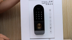Smart Grill Door Lock Dual-way fingerprint unlock 5-in-1 unlock Easy install
