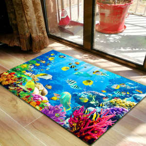 Machine Washable Entrance Doormat Absorbent Water Kitchen Bedroom Bathroom Door Mat Anti Slip Floor Rug Home Use Door Mat