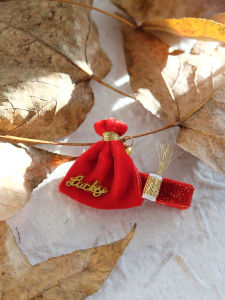 Kẹp Tóc Nhung Đỏ Thủ Công Cho Bé Gái Kẹp Tóc Thắt Nút Bướm Bằng Vải Nhung Cho Tiệc Sinh Nhật Và Lễ Hội Năm Mới Phụ Kiện Tóc Trẻ Em