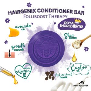 RMPH HairGenix Essentials: FOLLIBOOST THERAPY Boost & Strengthen Your Hair with Our Nourishing Solid Conditioner Bars