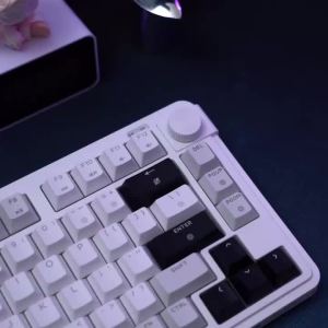 MageGee | Bàn Phím Màng Mỏng MageGee 75% Có Dây 80 Phím Đèn Nền RGB Gõ Êm Có Núm Xoay Dành Cho Laptop PC - Quà Tặng Bàn Phím Máy Tính