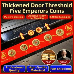 RUINIAN | Five Emperors Money For Safe Travel Door Threshold