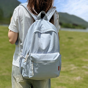 New 5.14 Huaxi Home Womens Wide Strap Backpack Large Capacity School Bag Fashionable Double Shoulder Bag for High School And College Students