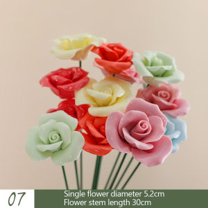 5 Bông Hoa Tulip Gốm Sứ Thủ Công Chịu Nhiệt Cao Hoa Vĩnh Cửu Trang Trí Nhà Cửa Quà Tặng Độc Đáo Sáng Tạo Dành Cho Lễ Cưới Kỷ Niệm.