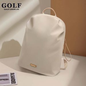Golf Chất Lượng Vải Oxford Của Phụ Nữ Túi Đeo Hai vai Thời Trang dung tích lớn Giản Dị Đi Làm Túi du lịch Ba lô chống nước 14 "Túi đựng máy tính xách tay Dây Kéo Đóng Cửa