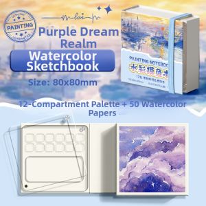 Mini Portable Watercolor Painting Set 12 Colors