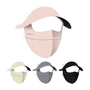 WRELS Sun Visor Face Mask UPF 50+ UV Protection Sun Hat Cooling Ice Silk Breathable Women Men Hiking Cycling Shield Balaclava