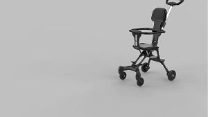 Isidore0  Fantstic Product Baby Stroller Can Sit Portable Foldable Two-Way Reclining High Landscape 0-3-6 With Awning Years Old J1K3L