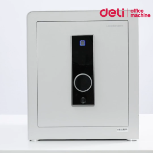 Deli ตู้เซฟ ตู้เซฟนิรภัย ตู้เซฟอิเล็กทรอนิกส์ ระบบดิจิตอล ปลดล็อคลายนิ้วมือ และ ล็อครหัส มีสัญญาณเตือนกันขโมย กันสนิม แข็งแรง ทนทาน ล็อคแน่นหนา Safe Box