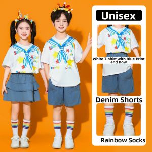 SHABAOSHI | Child Cheerleading Outfit Set