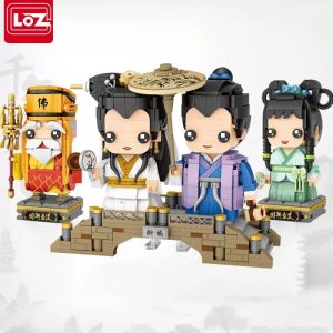 LOZ Mini Blocks China White Snake Legend 白蛇传 白娘子 许仙 法海 小青 Loz 1545 / 46 / 47 / 48