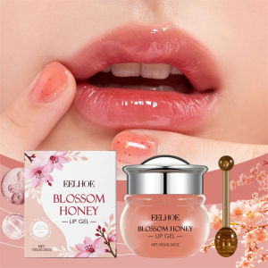 Cherry Blossom Honey Lip Balm Night Sleeping Lip Gel Lasting Moisturizing Nourishing Anti Crack ลิปสติก Daily Lip Gloss Care