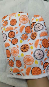 Sarung Tangan Oven Anti Panas untuk Memasak 1 Pcs  Motif Random