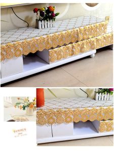 Nhựa Pvc Chống Thấm Nước Dài Khăn Trải Bàn Chống Bụi Dành Cho Tủ Tivi Bàn Đầu Giường Tủ Tủ Giày Phong Cách Châu Âu Trang Trí Nhà