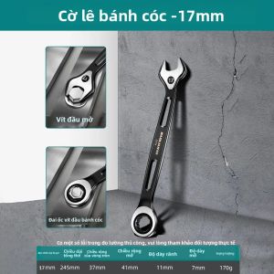 72 Răng Kết Hợp Bộ Cờ Lê Bánh Cóc Cờ Lê Hệ Mét Mở & Đầu Vòng Đa Năng Chống Trơn Trượt Thép Chrome Vanadium Để Bảo Trì Kim Loại Sửa Chữa