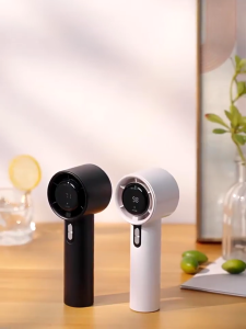 Portable Handheld Turbo Fan 6000mAh 100 Gear High-Speed Cooler Rechargeable Digital Display Fan