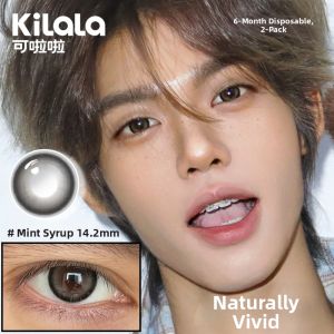 Kilala | Mắt Kính áp Tròng Nam Đường Kính Nhỏ Tự Nhiên Đèn Mắt 6 Tháng